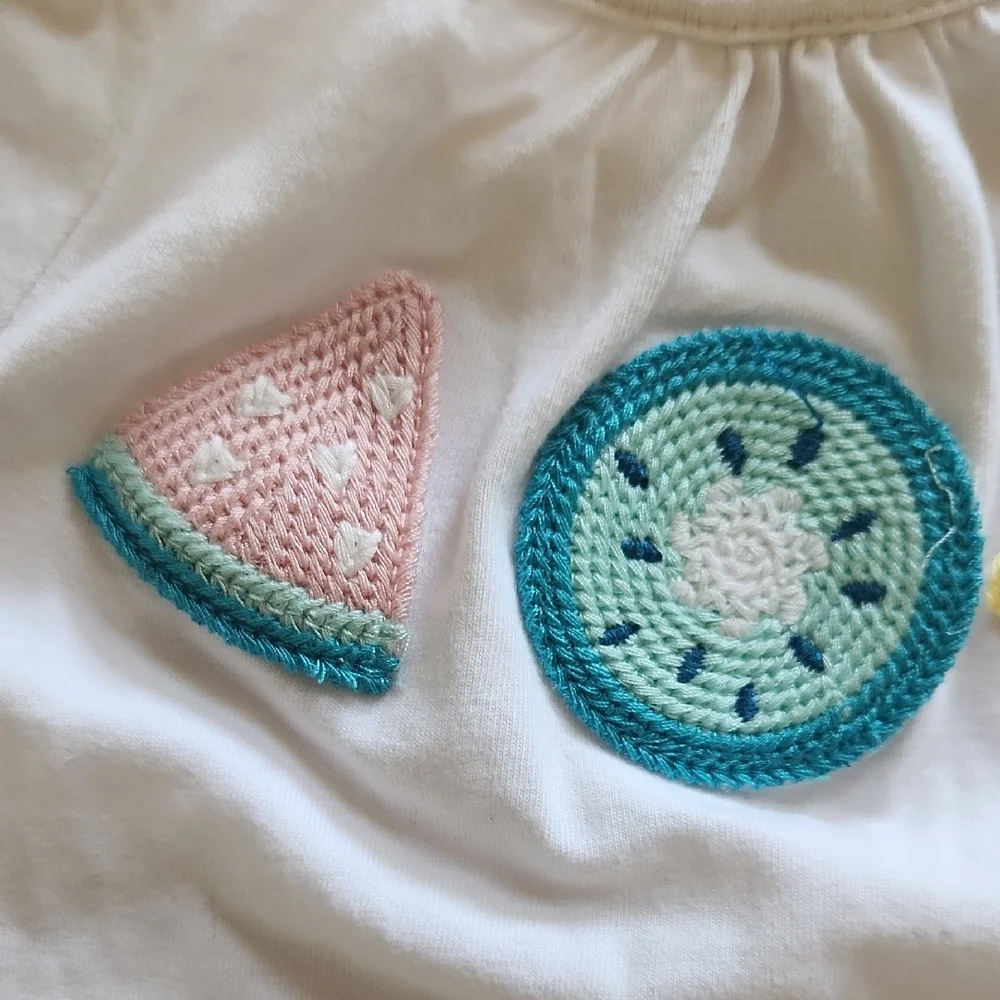 C&C California Kids Matching Set White Top with Light Green Shorts